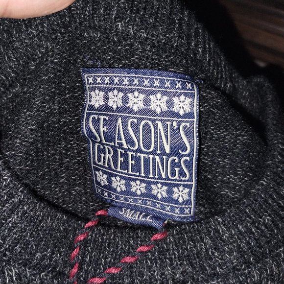 Seasons Greetings Polar Bear/Beer Sweater - Picture 3 of 4